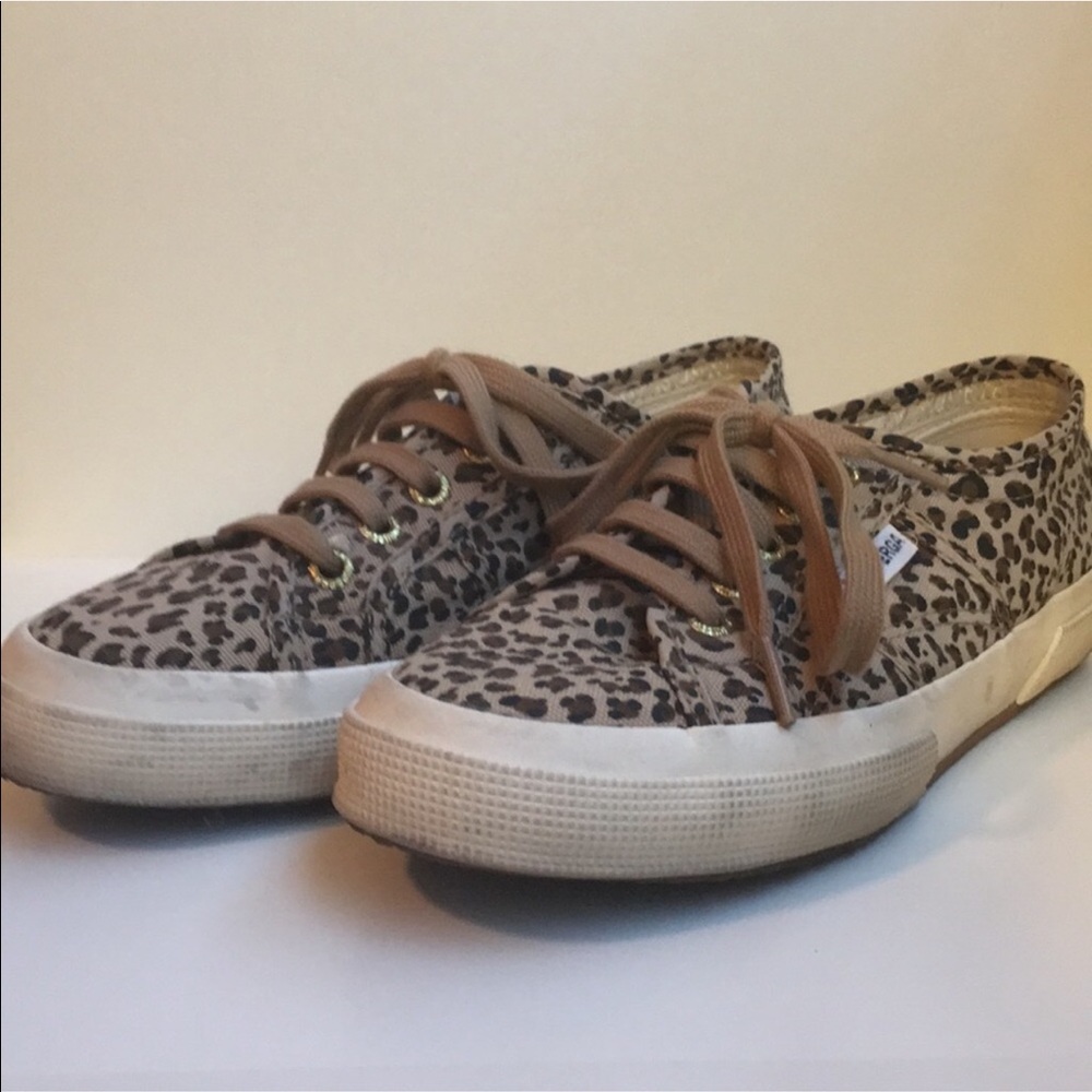 Superga 7.5 cheetah print